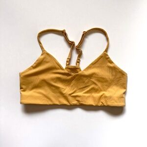 Girlfriend Collective Sunburst V Neck Bra